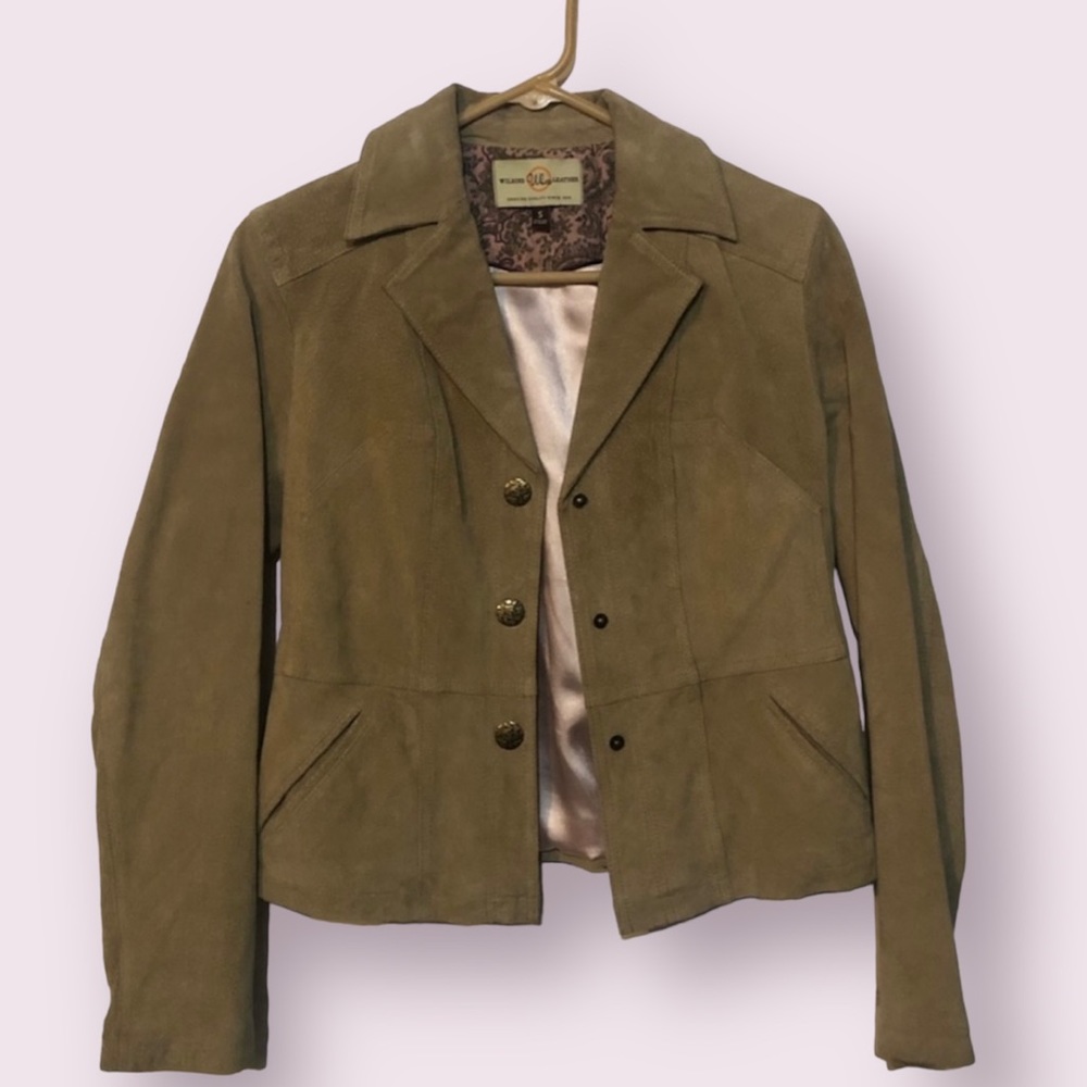 Vintage Wilson’s Leather Suede Coat.
